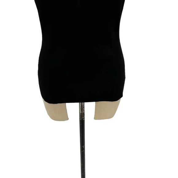 Capsule 121 The Star Vest Black Ribbed Knit Tank Top Zip Front Size Small - Picture 9 of 14